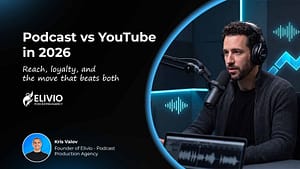 Podcast vs YouTube banner