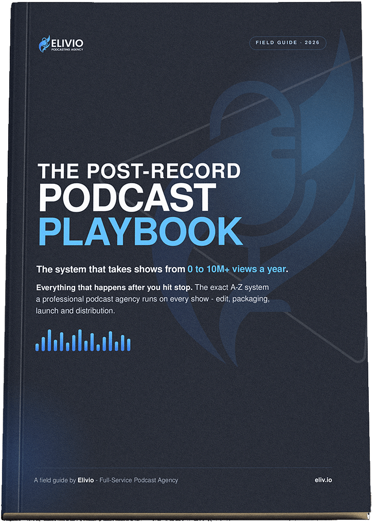 Post-record podcast development playbook
