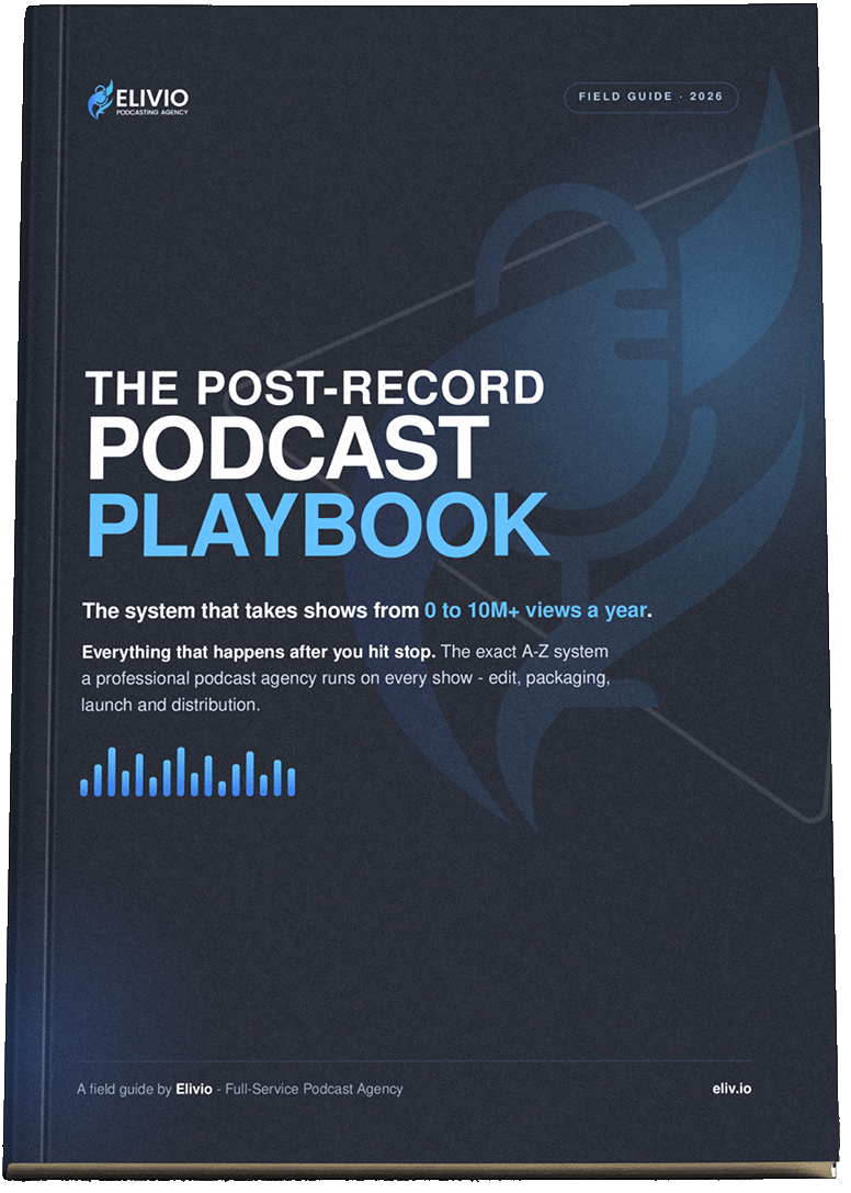 Post-record podcast development playbook